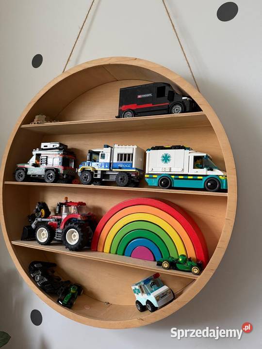 Półka drewniana okrągła 50 Kraków