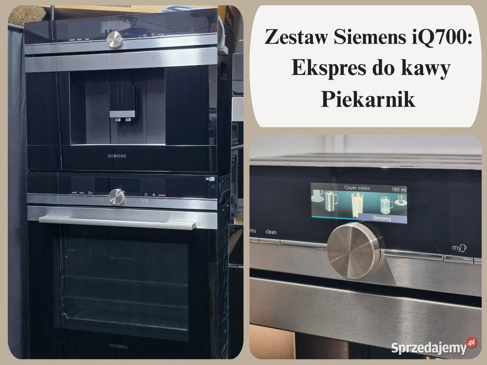 Zestaw Siemens iQ700 Ekspres do kawy CT636LES1 AGD dolnośląskie Wrocław