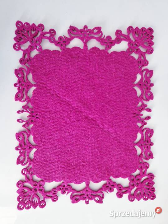 Filcowe podkładki na stół Wyposażenie wnętrz śląskie Dąbrowa Górnicza