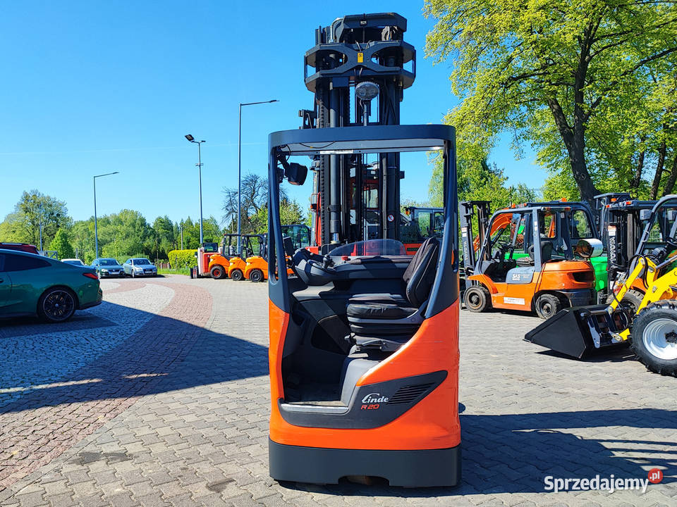 Wózek widłowy elektryczny reach truck Linde Wózki widłowe małopolskie