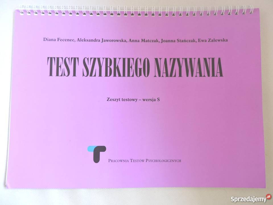 Testy do badania DYSLEKSJI uczniów klas III i V Warszawa
