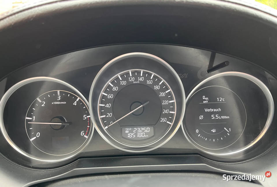 Mazda 6 grafitowa Rok produkcji 2015 Wronki