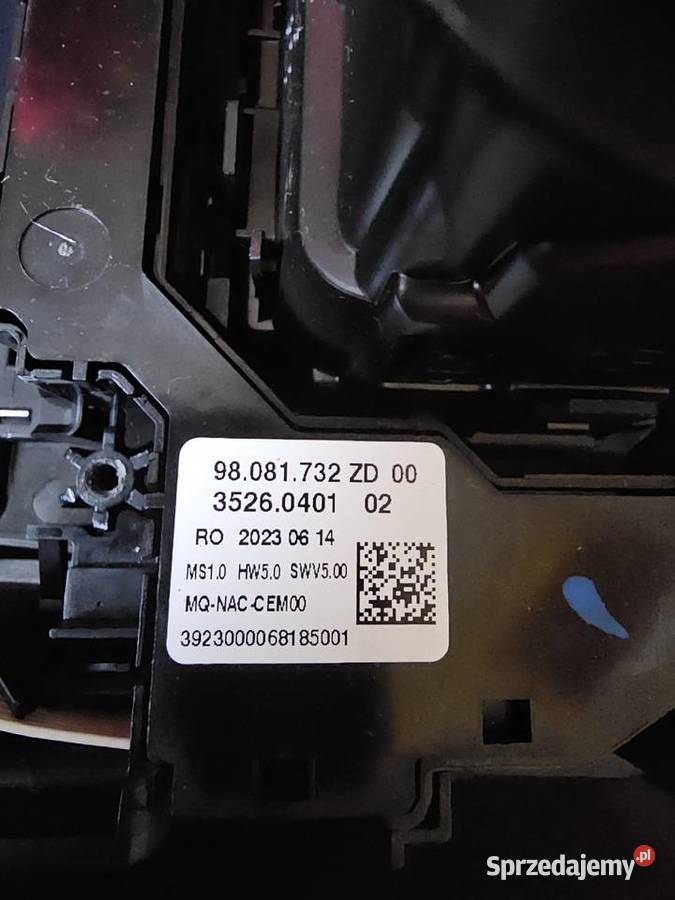 Ramka wyświetlacza kratki nawiew Peugeot Citroen Zagórów