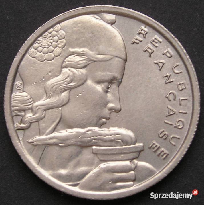 Francja 100 franków 1957 STAN 12 Łódź sprzedam