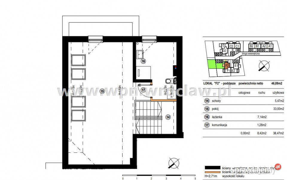 Dom szeregowy 134m2 Wrocław do wykończenia