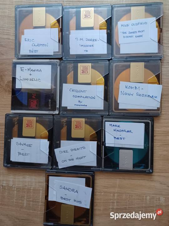 Kolekcja Mini Disc Sony Premium 74 80 min MD Warszawa
