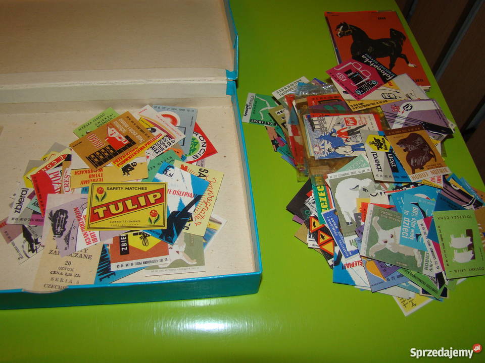 Etykiety zapałczane PRL ok 550 sztuk Mielec