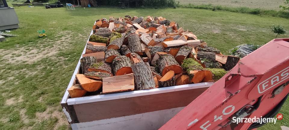 Drewno opałowe rąbane suche Olsza Brzoza Sosna Zambrów
