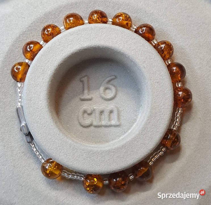 Bransoletka różaniec dziesiątka różańca BURSZTYN Biżuteria Warszawa sprzedam
