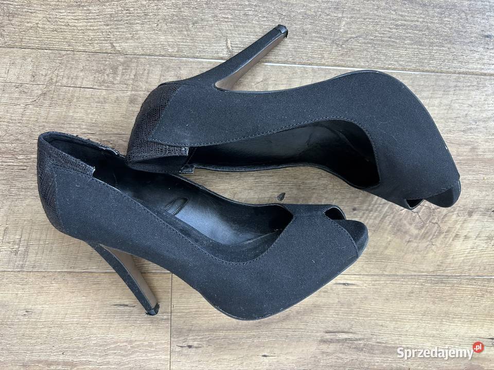 Buty na obcasie 37 czółenka koturny Wyszków