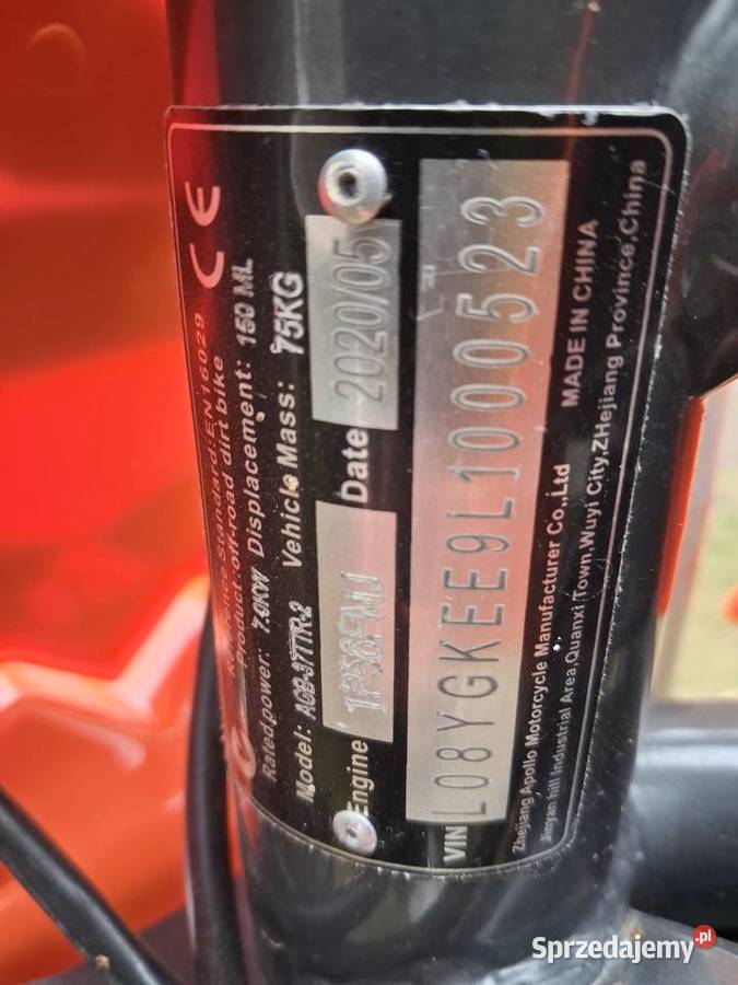 Sprzedam krosa Rfz 150cc