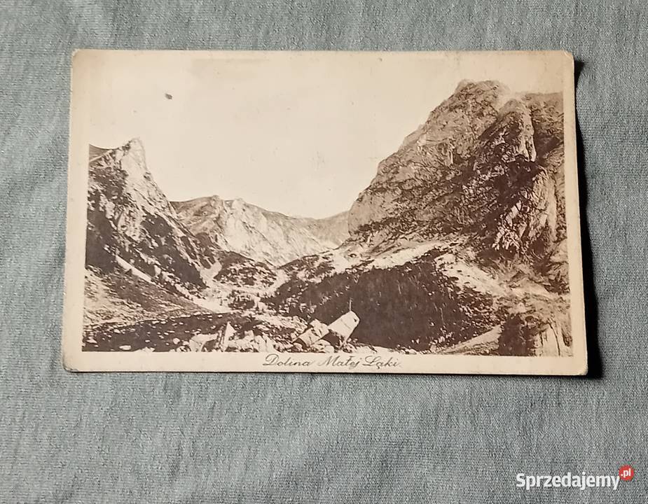 Pocztówka Tatry Dolina Małej Łąki Początek XX w wielkopolskie Koźminek
