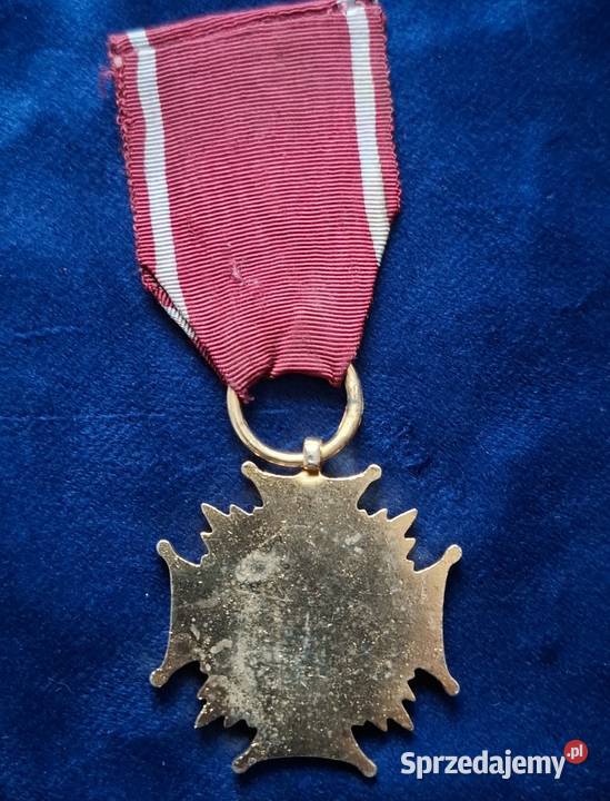 Złoty Krzyż Zasługi dokument na majora Wojska Kolekcje Wejherowo