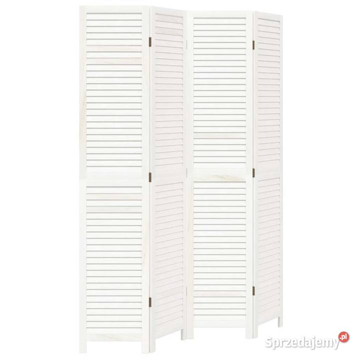vidaXL Parawan pokojowy 4panelowy białySKU358835