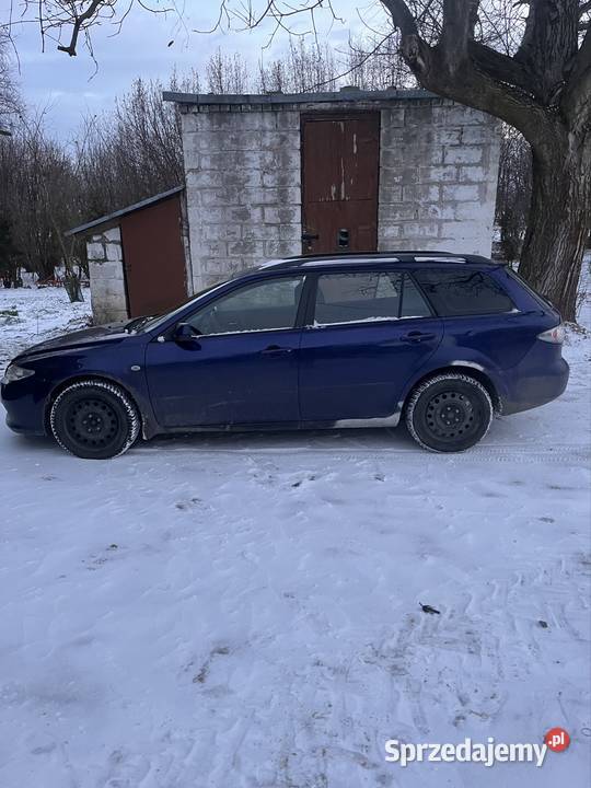 Mazda 6 20D 130 Hak niebieski Deszkowice Pierwsze