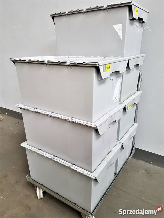 Pojemniki magazynowe zamykane 600x400x300mm