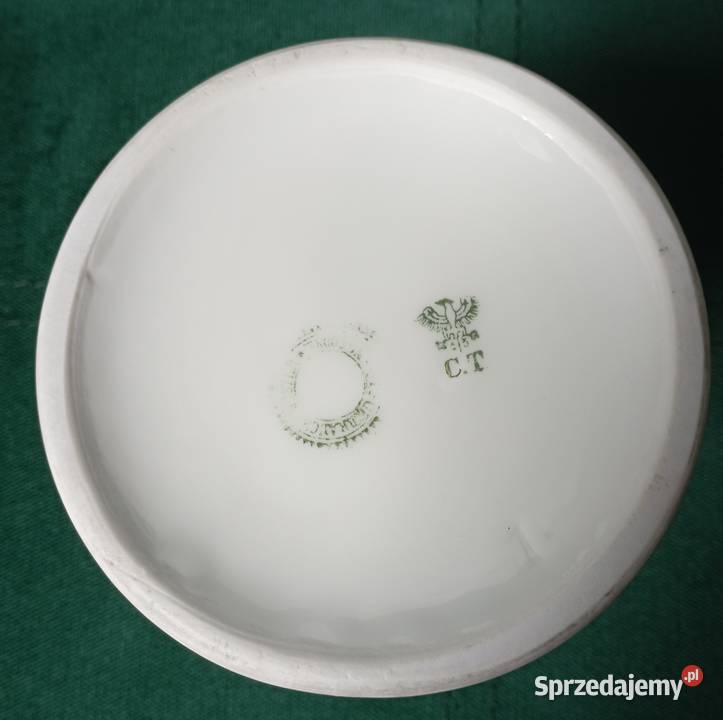 Carl Tielsch XIX Dzban Fabryka porcelany Zbylitowska Góra