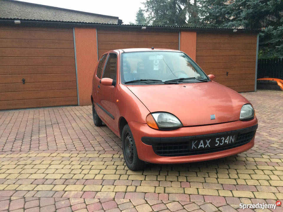 Fiat Seicento 900 Bezwypadkowy 1Właściciel 2/3 Gostyń