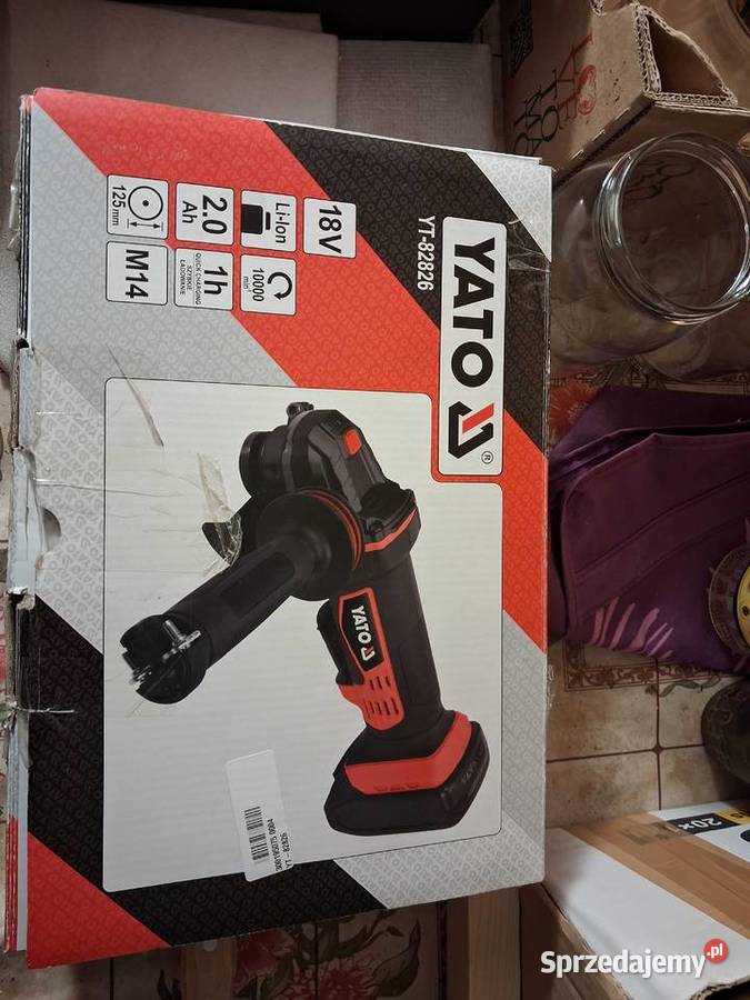 Szlifierka 125 pila akumulator 6ah Yato Łęczna