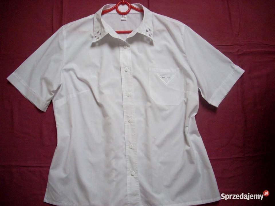 Elegancka Biała koszuka Haft 44 46 małopolskie