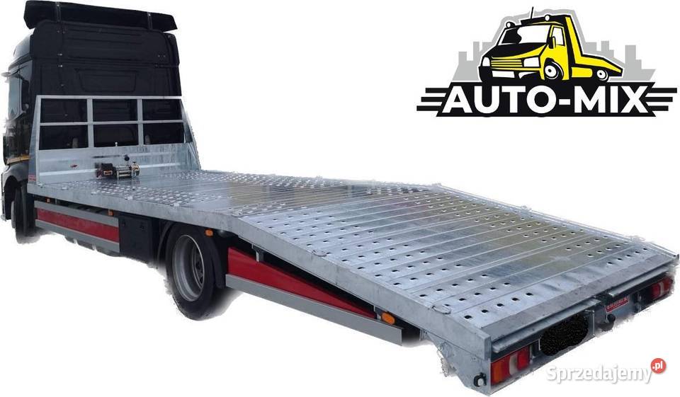 MAN MERCEDES autolaweta DMC 1518T najazd Autolawety Strachosław