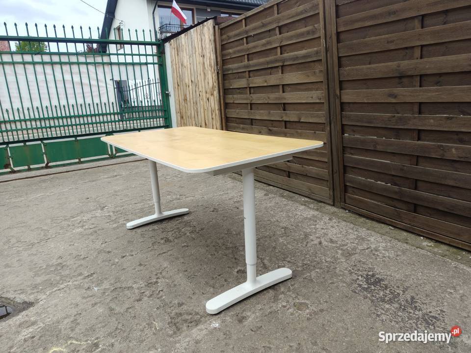 Biurko IKEA Bekant 160x80 regulowana wysokość mazowieckie Warszawa
