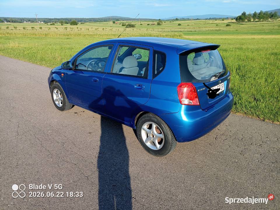 Daewoo Kalos 14 B Super stan welurowa tapicerka Jeziorko