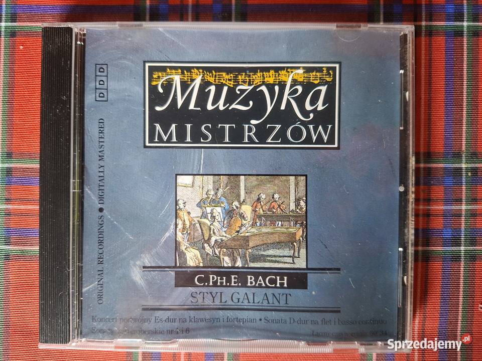 Muzyka Mistrzów CPHEBach Styl Galant CD 1 płyta Kraków sprzedam