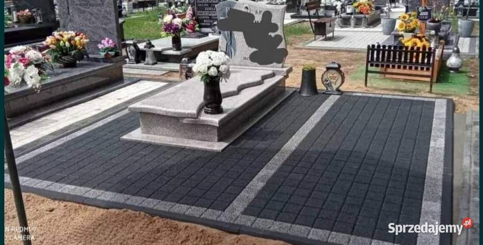 Układanie kostki brukowej na Cmentarzu Marcinowice sprzedam