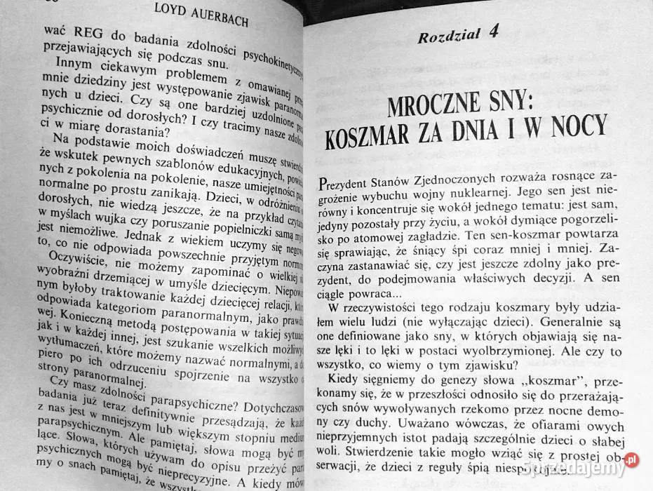 Ludzie i sny Loyd Auerbach Rok wydania 1992 Chełm