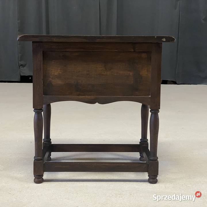 Stylowa debowa szafka komoda 2 szuflady Budno