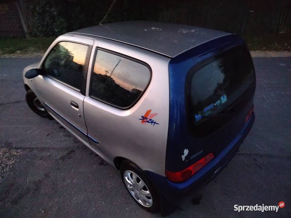 Fiat Seicento 11 benzyna gaz do 2031r elektryczne szyby Sekursko