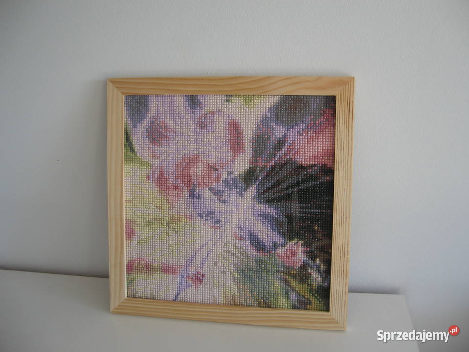 Obraz Skrzypaczka wykonany haftem diamentowym warmińsko-mazurskie Olsztyn