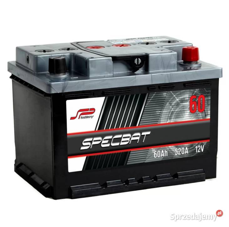 Akumulator SPECBAT 60Ah 520A EN PRAWY PLUS niski Malbork