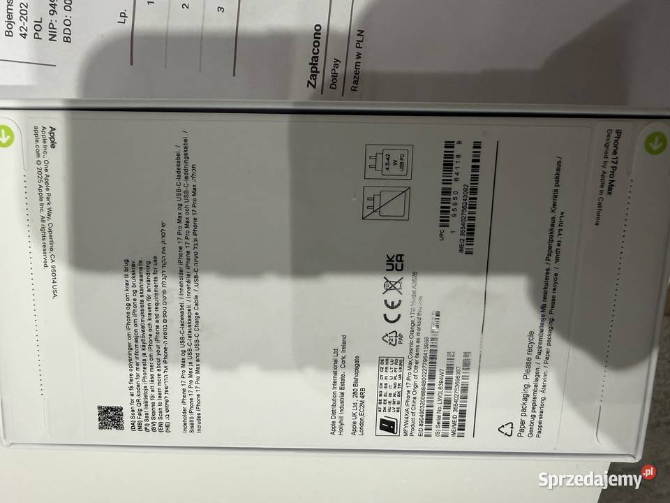 Iphone 17 Pro 1TB FAKE w środku IOS 11 sprzedam