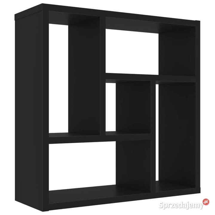 Półka ścienna czarna 451x16x451 materiał mazowieckie Warszawa