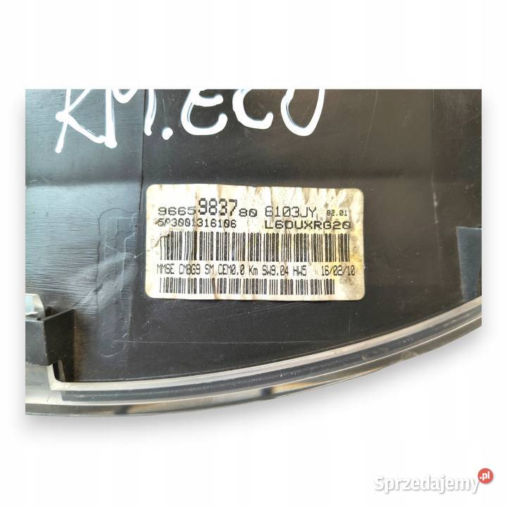 LICZNIK ZEGARY 9665983780 Peugeot Partner Chełm