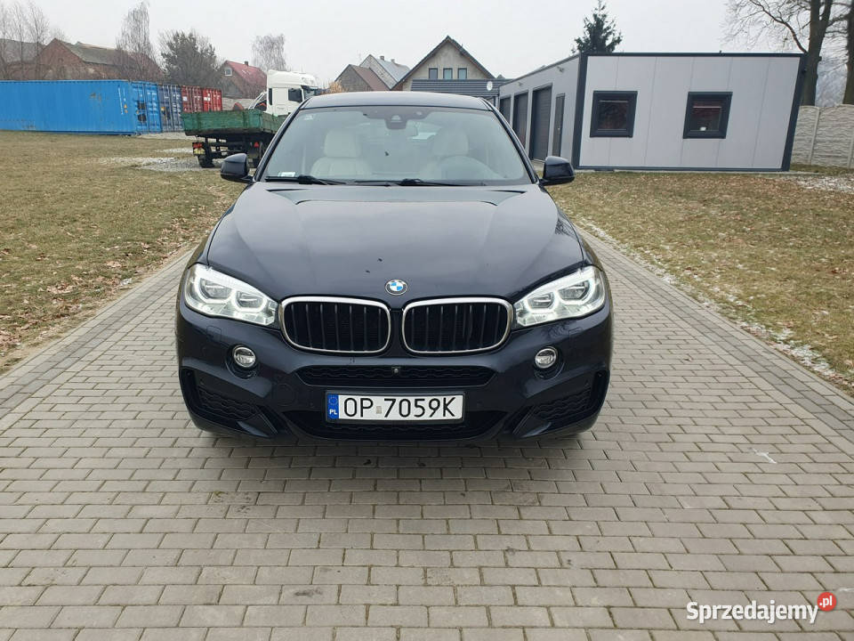 BMW X6 30d 258 2018r M Pakiet Salon Polska FVat bluetooth Strobice