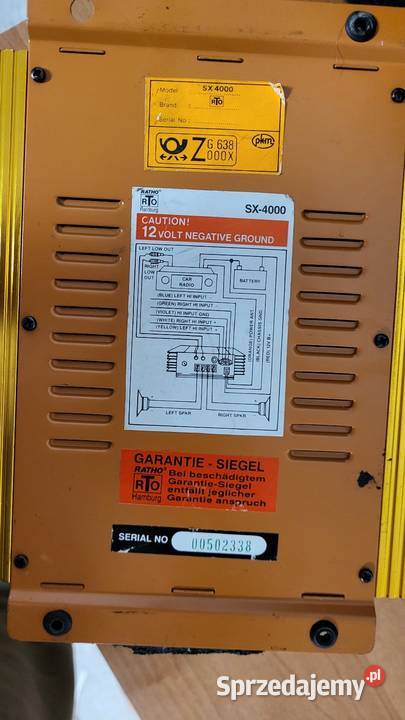 Wzmacniacz samochodowy Wzmacniacze Kańczuga