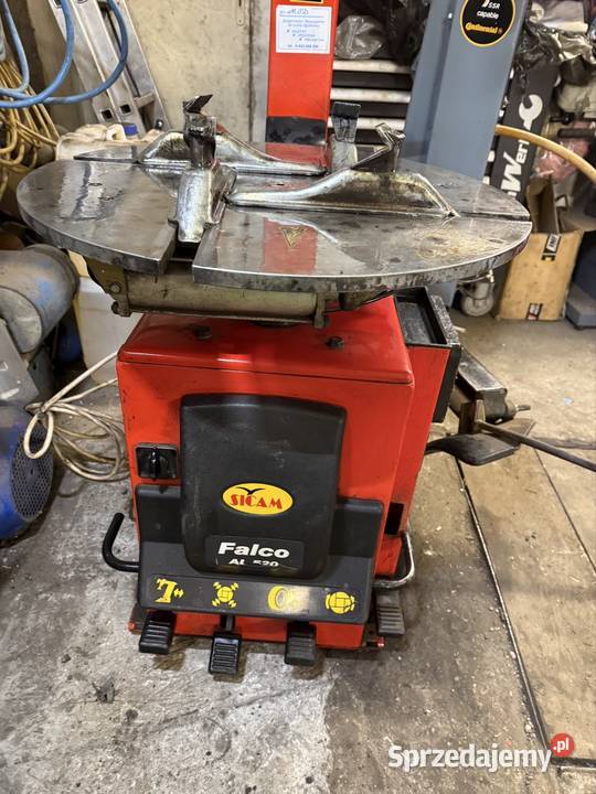 Montażownica do opon Sicam Falco 520 2 biegowa z Płaza