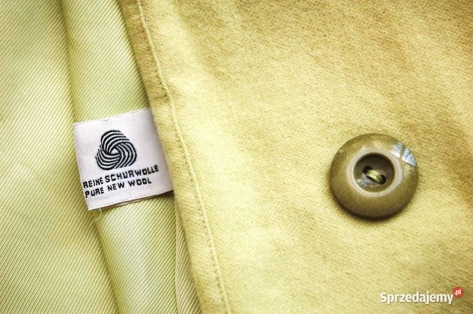 Laurl wełniany płaszcz damski vintage S M wełna Inny materiał Lublin