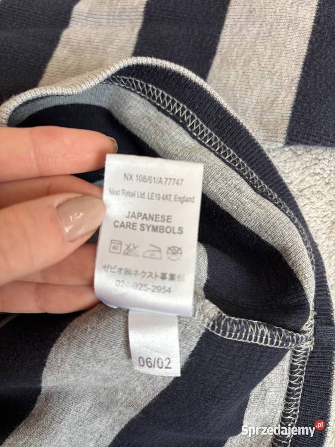 Sweter bluza w paski z dekoltem w serek Jasło sprzedam