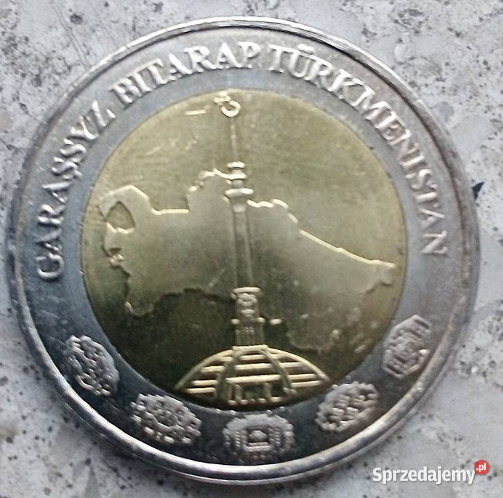 TURKMENISTAN2 MANAT2010 rŁADNA Legionowo