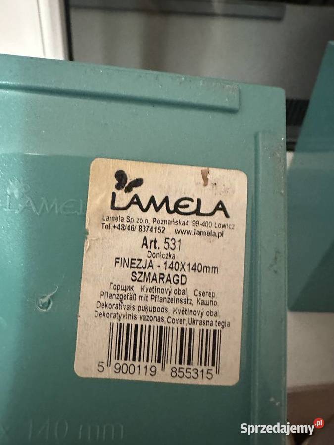 Doniczka osłonka LAMELA finezja Łódź