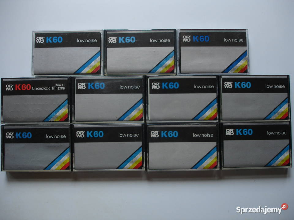 Kasety magnetofonowe ORWO lubuskie