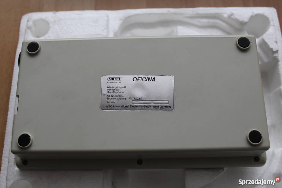 Magnetofon na mini kasety MBO OFICINA Katowice