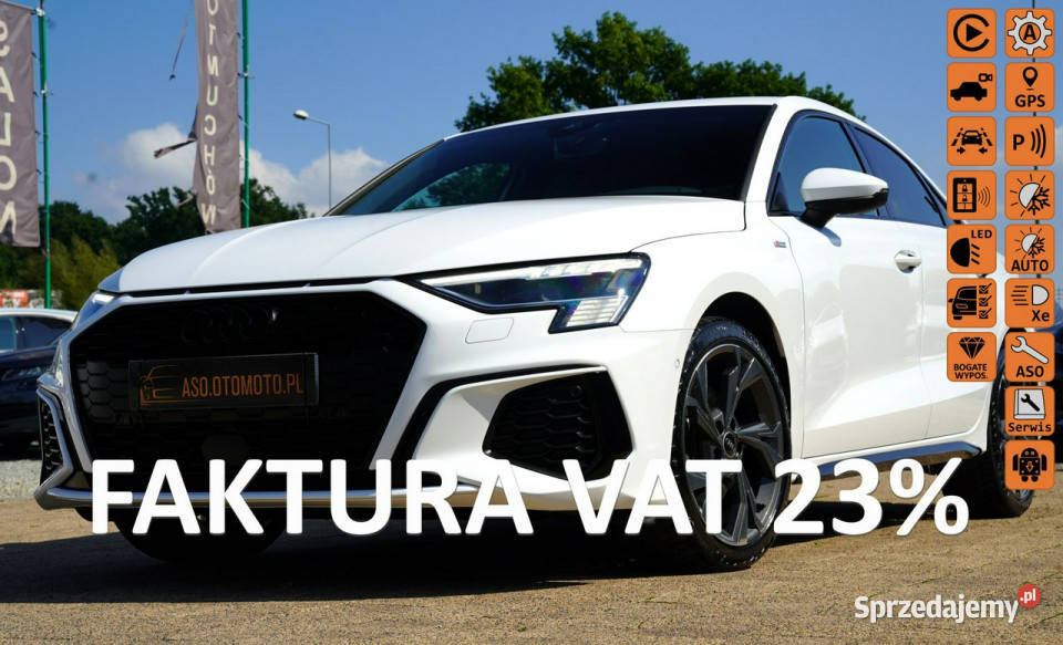 Audi A3 S LINE skóra KAMERA virtual cockpit sam A3 opolskie sprzedam