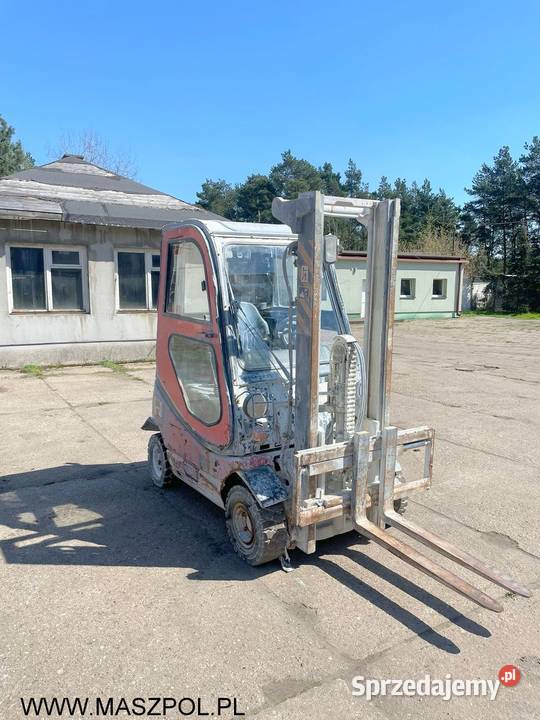 WÓZEK WIDŁOWY LINDE H16D03 z kabiną FILM Z PRACY diesel Wózki widłowe Głowno sprzedam