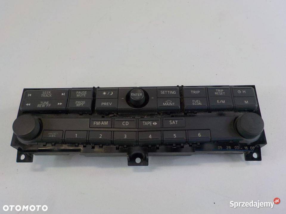 PANEL RADIA AUDIO 2838574000 NISSAN MAXIMA 04 06 sprzedam