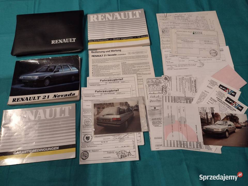RENAULT 21 NEVADA 1989 Instrukcja Obslugi Łódź